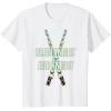imageStar Wars Christmas Silent Night Jedi Knight Lightsabers TShirtWhite