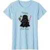 imageStar Wars Darth Vader Cute Christmas Holiday Merry Sithmas TShirtBaby Blue