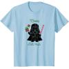 imageStar Wars Darth Vader Cute Christmas Holiday Merry Sithmas TShirtBaby Blue