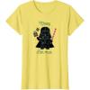 imageStar Wars Darth Vader Cute Christmas Holiday Merry Sithmas TShirtLemon Yellow