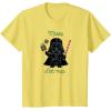 imageStar Wars Darth Vader Cute Christmas Holiday Merry Sithmas TShirtLemon Yellow