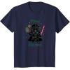 imageStar Wars Darth Vader Cute Christmas Holiday Merry Sithmas TShirtNavy Blue