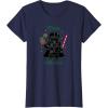 imageStar Wars Darth Vader Cute Christmas Holiday Merry Sithmas TShirtNavy Blue