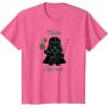 imageStar Wars Darth Vader Cute Christmas Holiday Merry Sithmas TShirtPink Heather