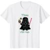 imageStar Wars Darth Vader Cute Christmas Holiday Merry Sithmas TShirtWhite