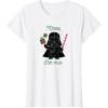 imageStar Wars Darth Vader Cute Christmas Holiday Merry Sithmas TShirtWhite