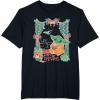 imageStar Wars Grogu Festive Window Christmas Happy Holidays TShirtBlack