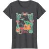 imageStar Wars Grogu Festive Window Christmas Happy Holidays TShirtDark Heather Grey