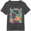 imageStar Wars Grogu Festive Window Christmas Happy Holidays TShirtDark Heather Grey