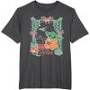 imageStar Wars Grogu Festive Window Christmas Happy Holidays TShirtDark Heather Grey