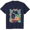imageStar Wars Grogu Festive Window Christmas Happy Holidays TShirtNavy Blue