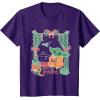 imageStar Wars Grogu Festive Window Christmas Happy Holidays TShirtPurple