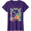 imageStar Wars Grogu Festive Window Christmas Happy Holidays TShirtPurple