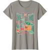 imageStar Wars Grogu Festive Window Christmas Happy Holidays TShirtSlate Grey