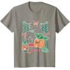 imageStar Wars Grogu Festive Window Christmas Happy Holidays TShirtSlate Grey