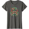 imageStar Wars Holiday Christmas Death Star Stormtrooper Helmet TShirtAsphalt Grey