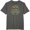 imageStar Wars Holiday Christmas Death Star Stormtrooper Helmet TShirtAsphalt Grey