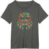 imageStar Wars Holiday Christmas Death Star Stormtrooper Helmet TShirtAsphalt Grey