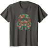 imageStar Wars Holiday Christmas Death Star Stormtrooper Helmet TShirtAsphalt Grey