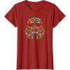 imageStar Wars Holiday Christmas Death Star Stormtrooper Helmet TShirtCranberry Red