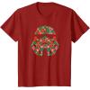 imageStar Wars Holiday Christmas Death Star Stormtrooper Helmet TShirtCranberry Red