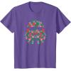 imageStar Wars Holiday Christmas Death Star Stormtrooper Helmet TShirtPurple Heather