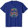 imageStar Wars Holiday Christmas Death Star Stormtrooper Helmet TShirtRoyal Blue