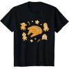 imageStar Wars Holiday Christmas Gingerbread Cookie Heroes TShirtBlack