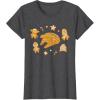 imageStar Wars Holiday Christmas Gingerbread Cookie Heroes TShirtDark Heather Grey
