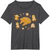 imageStar Wars Holiday Christmas Gingerbread Cookie Heroes TShirtDark Heather Grey