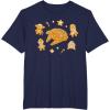 imageStar Wars Holiday Christmas Gingerbread Cookie Heroes TShirtNavy Blue