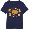 imageStar Wars Holiday Christmas Gingerbread Cookie Heroes TShirtNavy Blue
