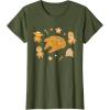 imageStar Wars Holiday Christmas Gingerbread Cookie Heroes TShirtOlive Green