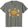 imageStar Wars Holiday Christmas Gingerbread Cookie Heroes TShirtOlive Heather