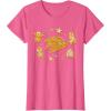 imageStar Wars Holiday Christmas Gingerbread Cookie Heroes TShirtPink Heather