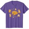 imageStar Wars Holiday Christmas Gingerbread Cookie Heroes TShirtPurple Heather