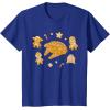 imageStar Wars Holiday Christmas Gingerbread Cookie Heroes TShirtRoyal Blue