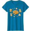 imageStar Wars Holiday Christmas Gingerbread Cookie Heroes TShirtSapphire Blue