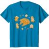imageStar Wars Holiday Christmas Gingerbread Cookie Heroes TShirtSapphire Blue