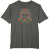 imageStar Wars Holiday Christmas Imperial Icon Darth Vader Helmet TShirtAsphalt Grey