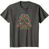 imageStar Wars Holiday Christmas Imperial Icon Darth Vader Helmet TShirtAsphalt Grey