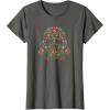 imageStar Wars Holiday Christmas Imperial Icon Darth Vader Helmet TShirtAsphalt Grey