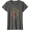 imageStar Wars Holiday Christmas Rebel Symbols Millennium Falcon TShirtAsphalt Grey