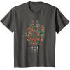 imageStar Wars Holiday Christmas Rebel Symbols Millennium Falcon TShirtAsphalt Grey