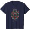 imageStar Wars Holiday Christmas Rebel Symbols Millennium Falcon TShirtNavy Blue