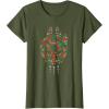 imageStar Wars Holiday Christmas Rebel Symbols Millennium Falcon TShirtOlive Green