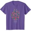 imageStar Wars Holiday Christmas Rebel Symbols Millennium Falcon TShirtPurple Heather