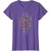 imageStar Wars Holiday Christmas Rebel Symbols Millennium Falcon TShirtPurple Heather