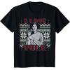 imageStar Wars I Love Yule Leia Christmas Humor TShirt TShirtBlack