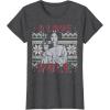 imageStar Wars I Love Yule Leia Christmas Humor TShirt TShirtDark Heather Grey